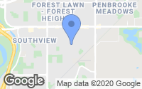 Map of Meadowlark Park, AB